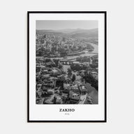 Zakho Portrait B&W Poster