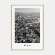 Zakho Portrait B&W Poster