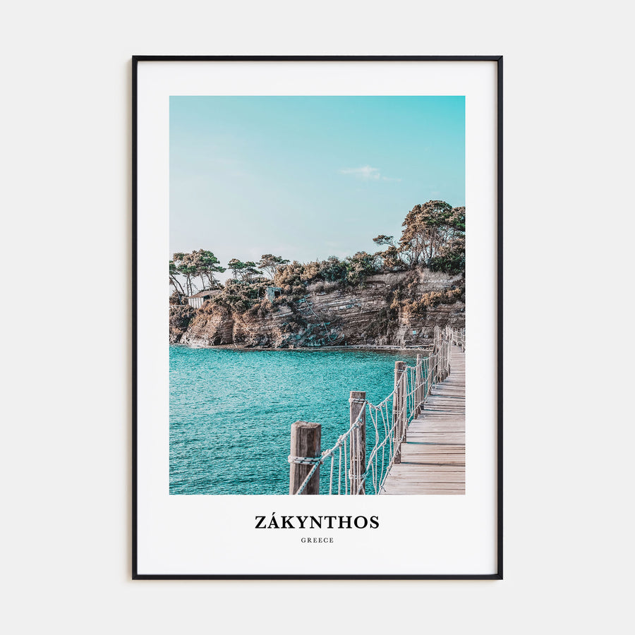 Zákynthos Portrait Color Poster