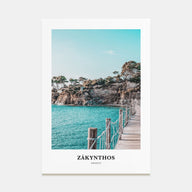 Zákynthos Portrait Color Poster