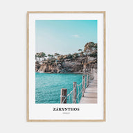 Zákynthos Portrait Color Poster