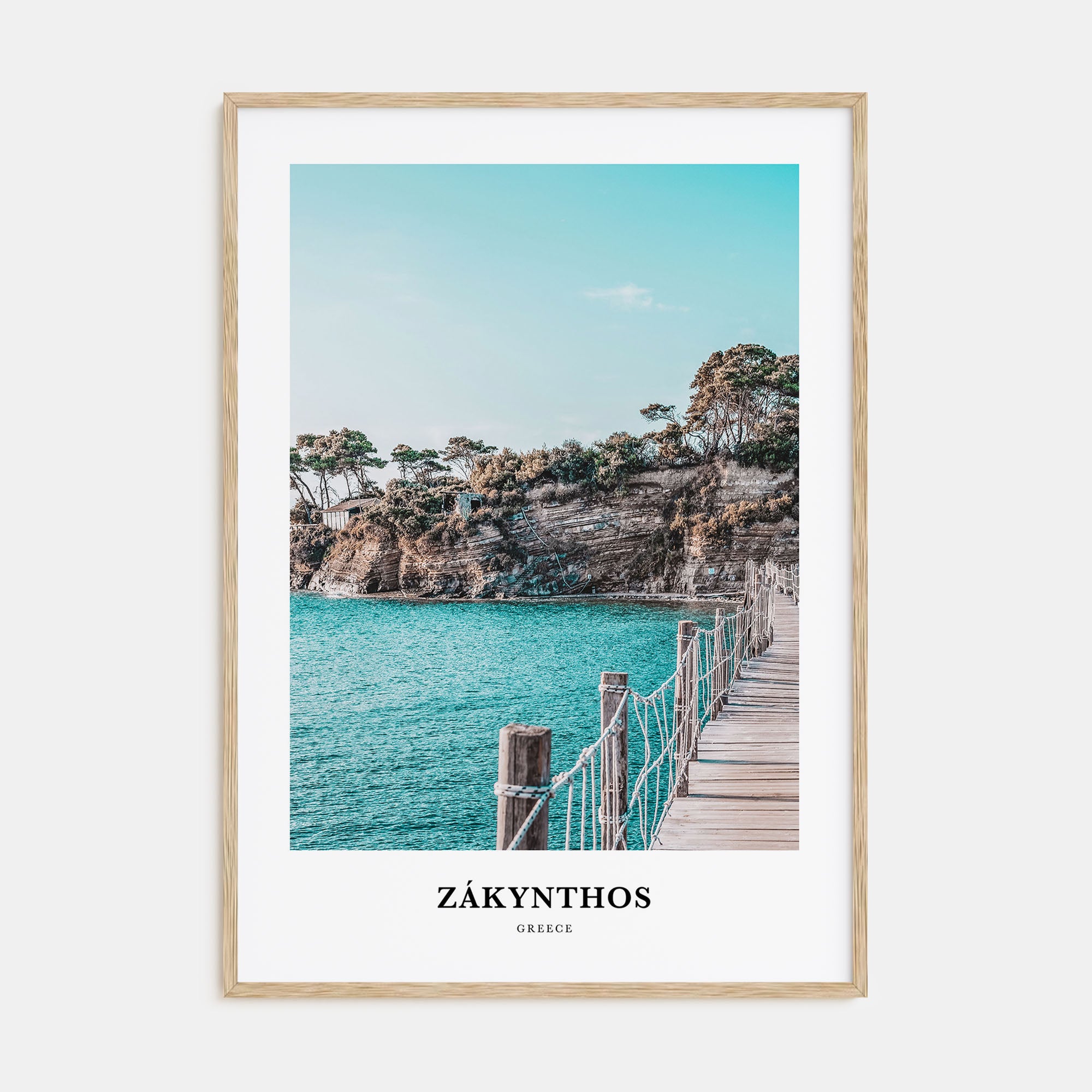 Zákynthos Portrait Color Poster