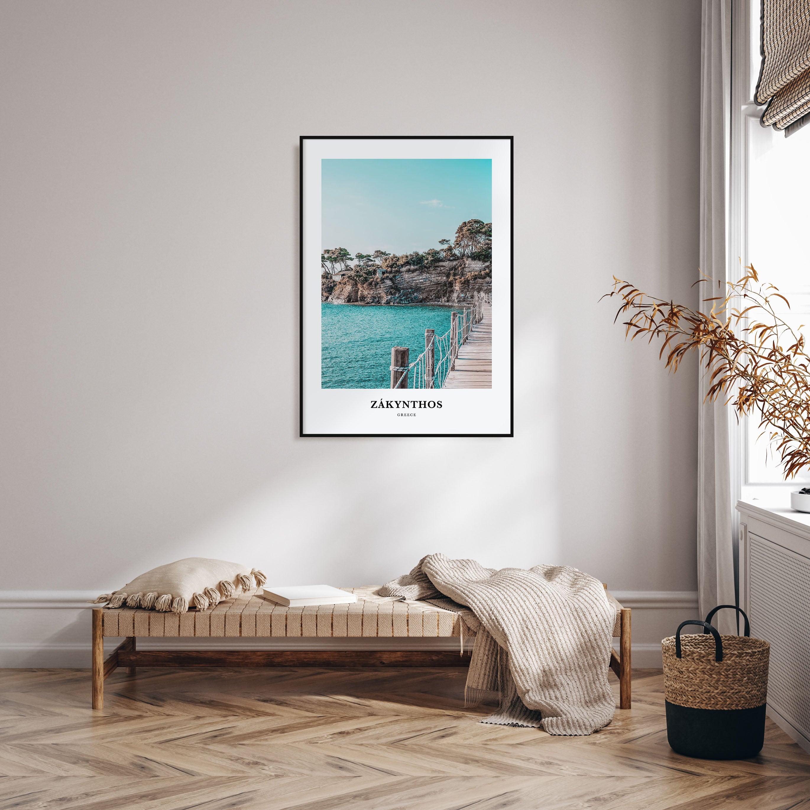 Zákynthos Portrait Color Poster