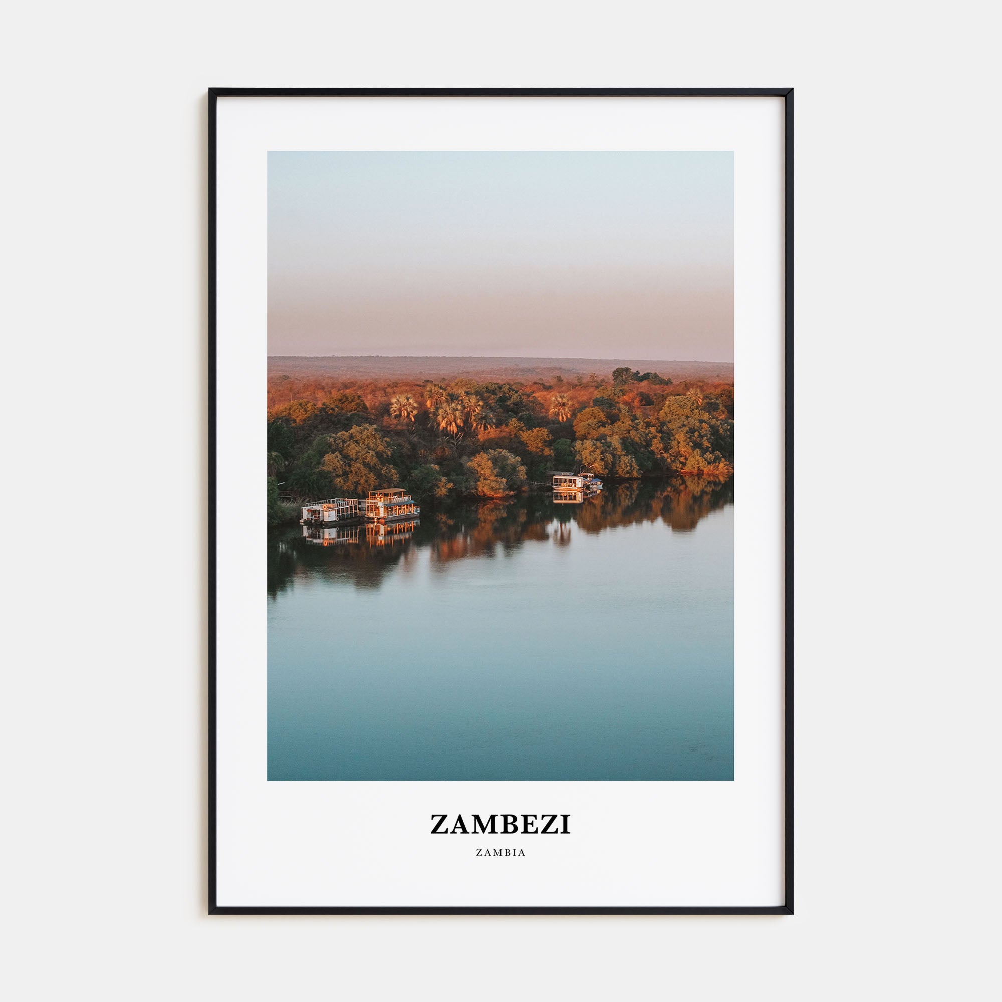 Zambezi Portrait Color Poster