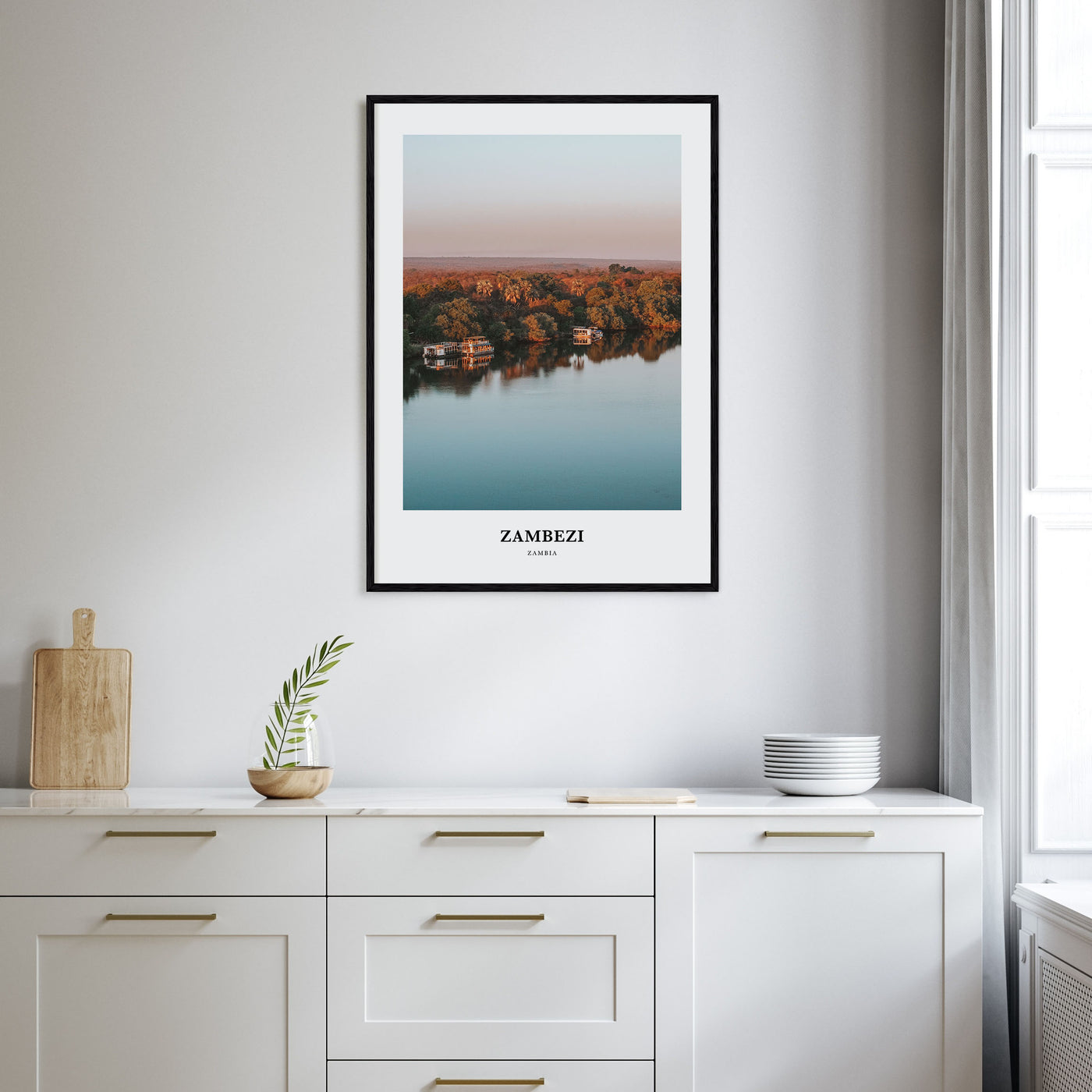Zambezi Portrait Color Poster
