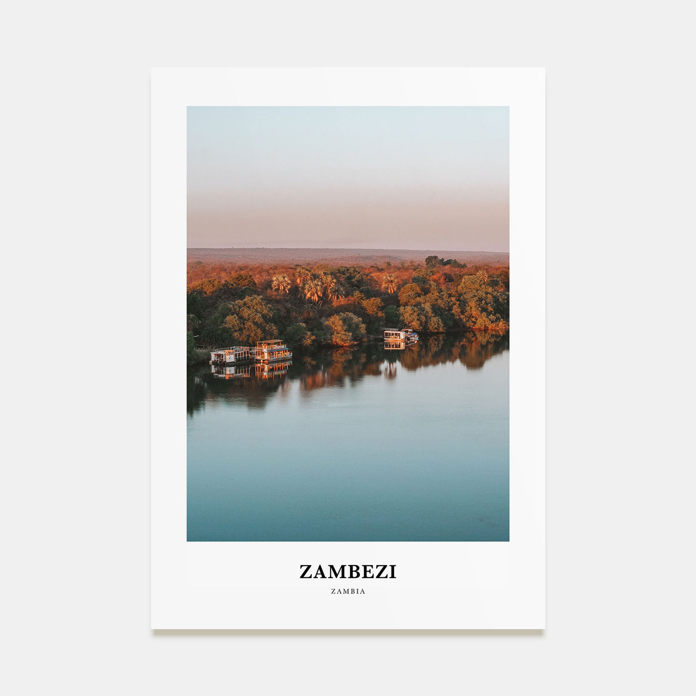 Zambezi Portrait Color Poster