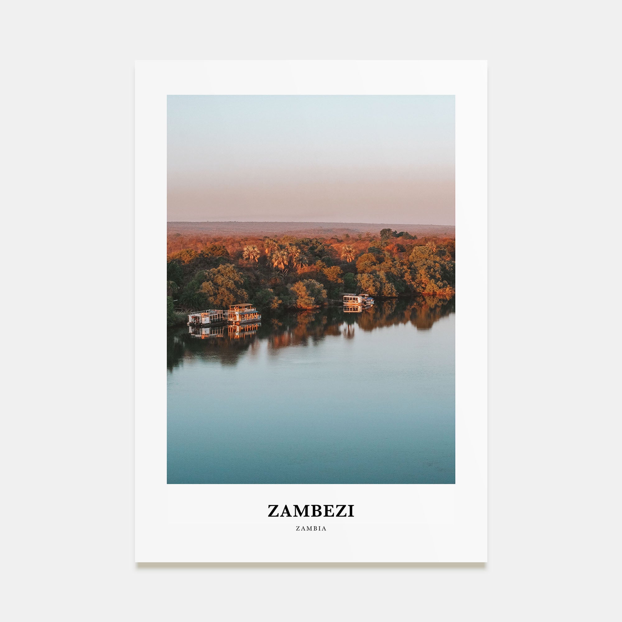 Zambezi Portrait Color Poster