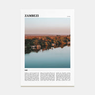 Zambezi Travel Color Poster