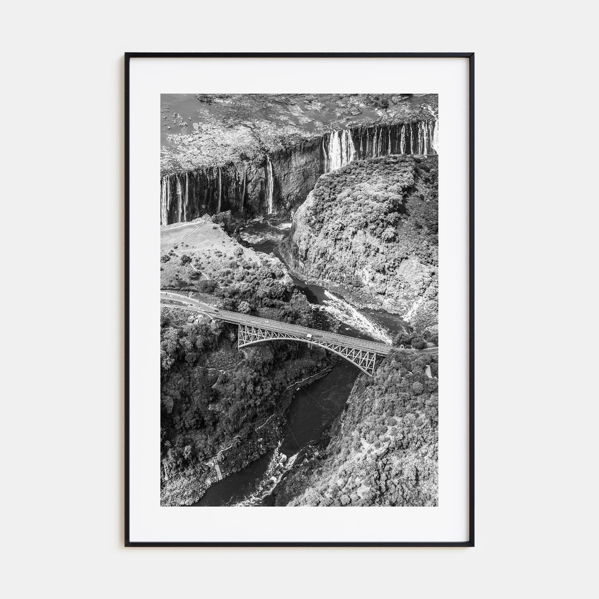 Zambia Photo B&W Poster