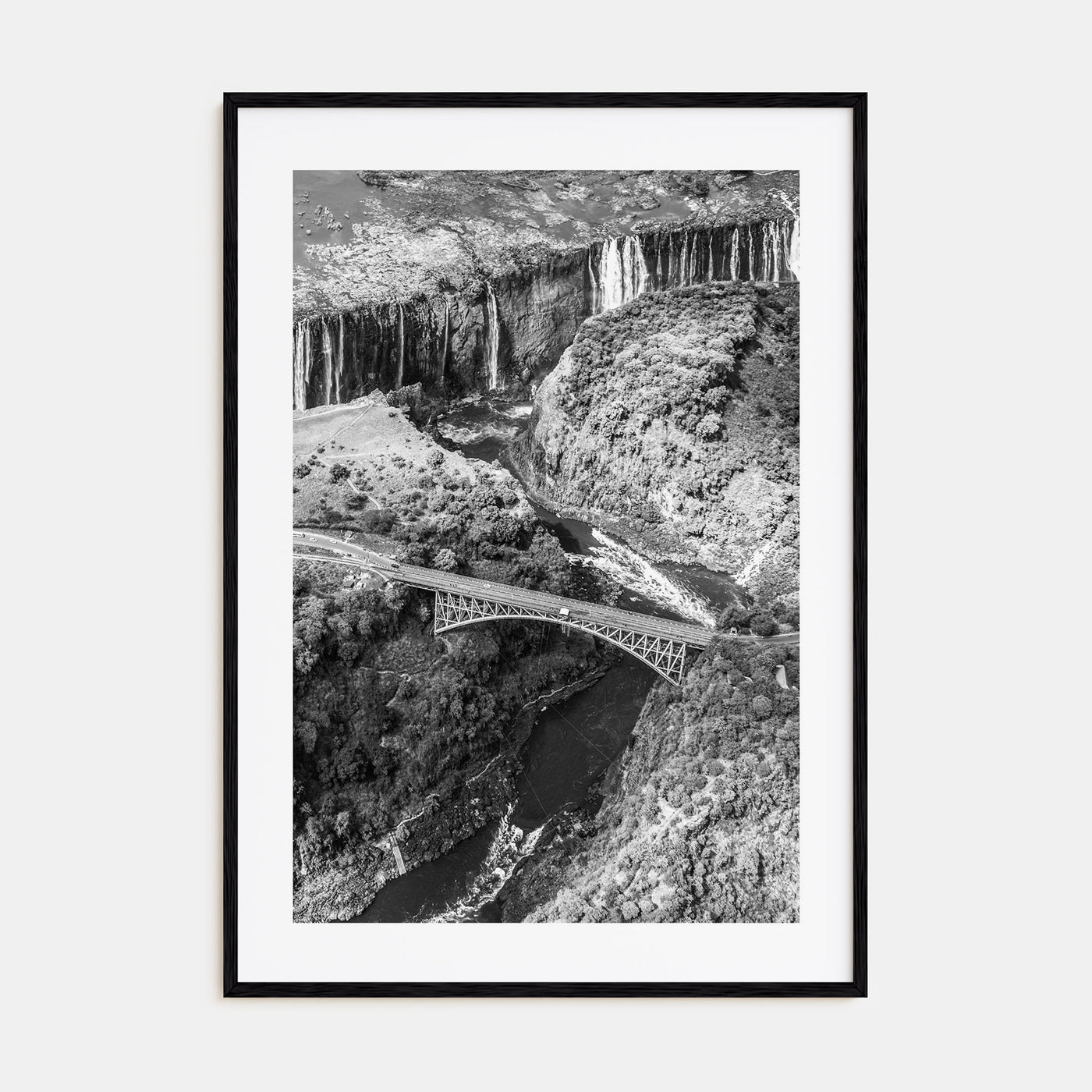 Zambia Photo B&W Poster