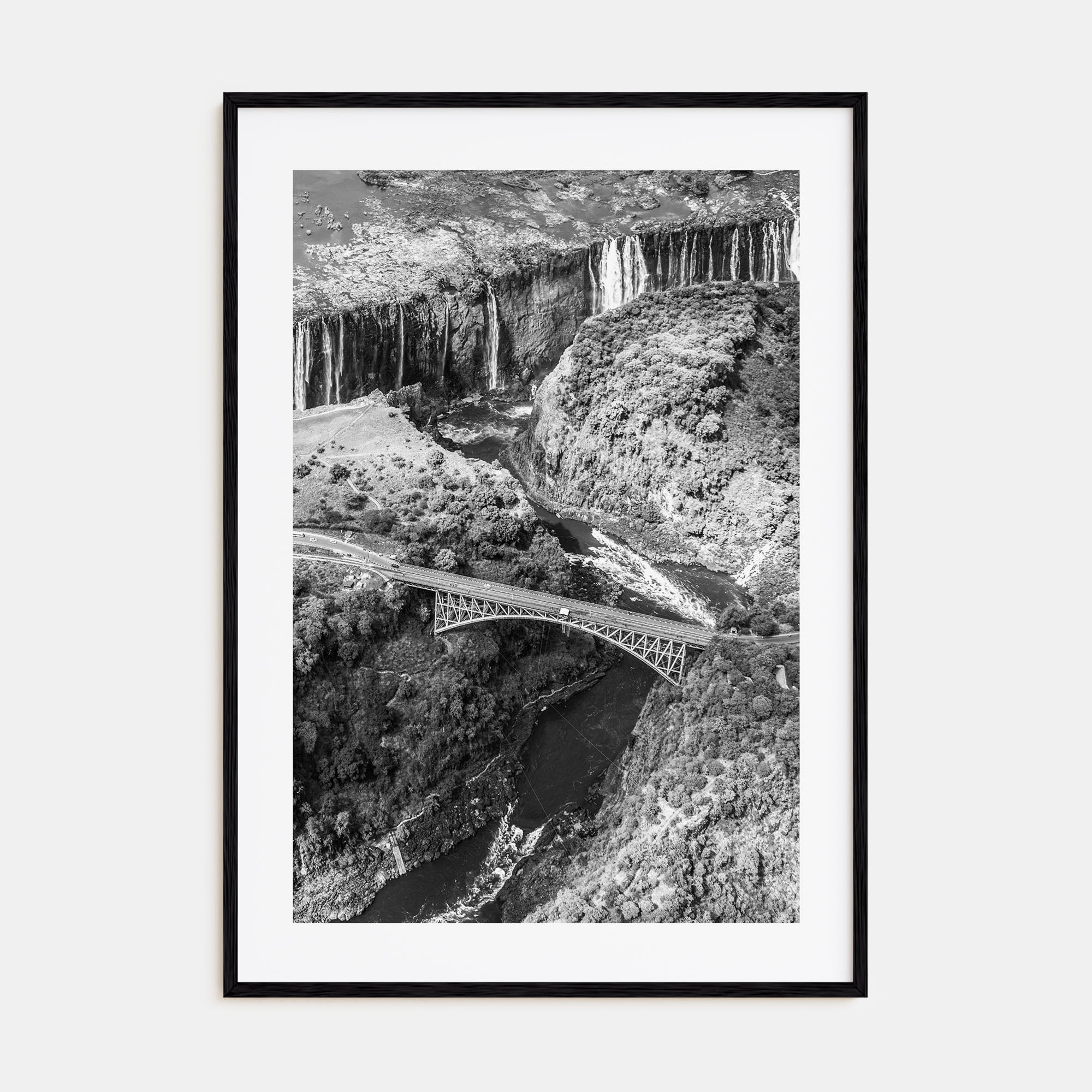 Zambia Photo B&W Poster