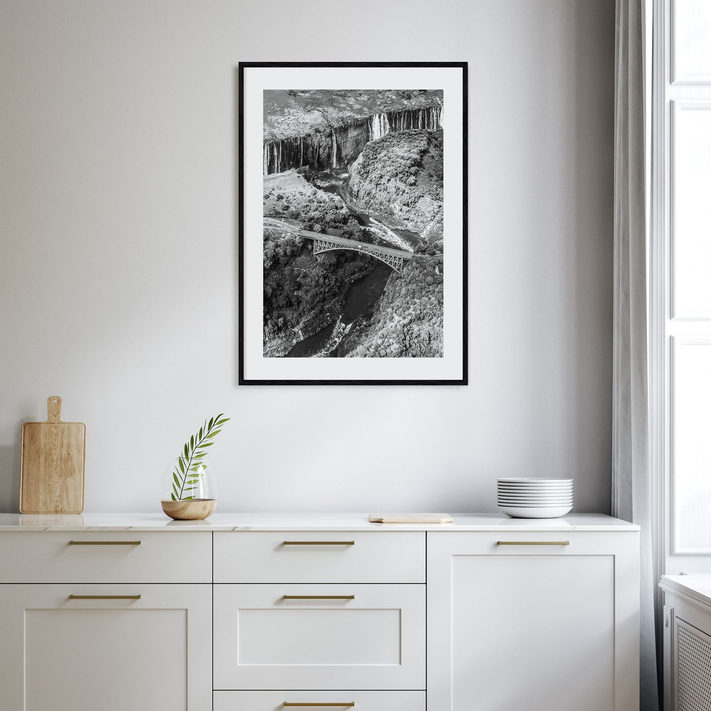 Zambia Photo B&W Poster