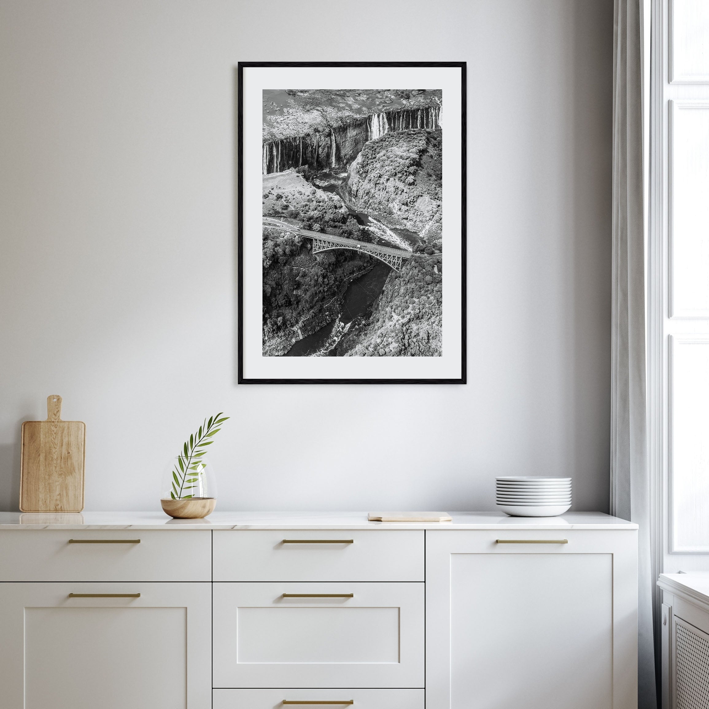 Zambia Photo B&W Poster