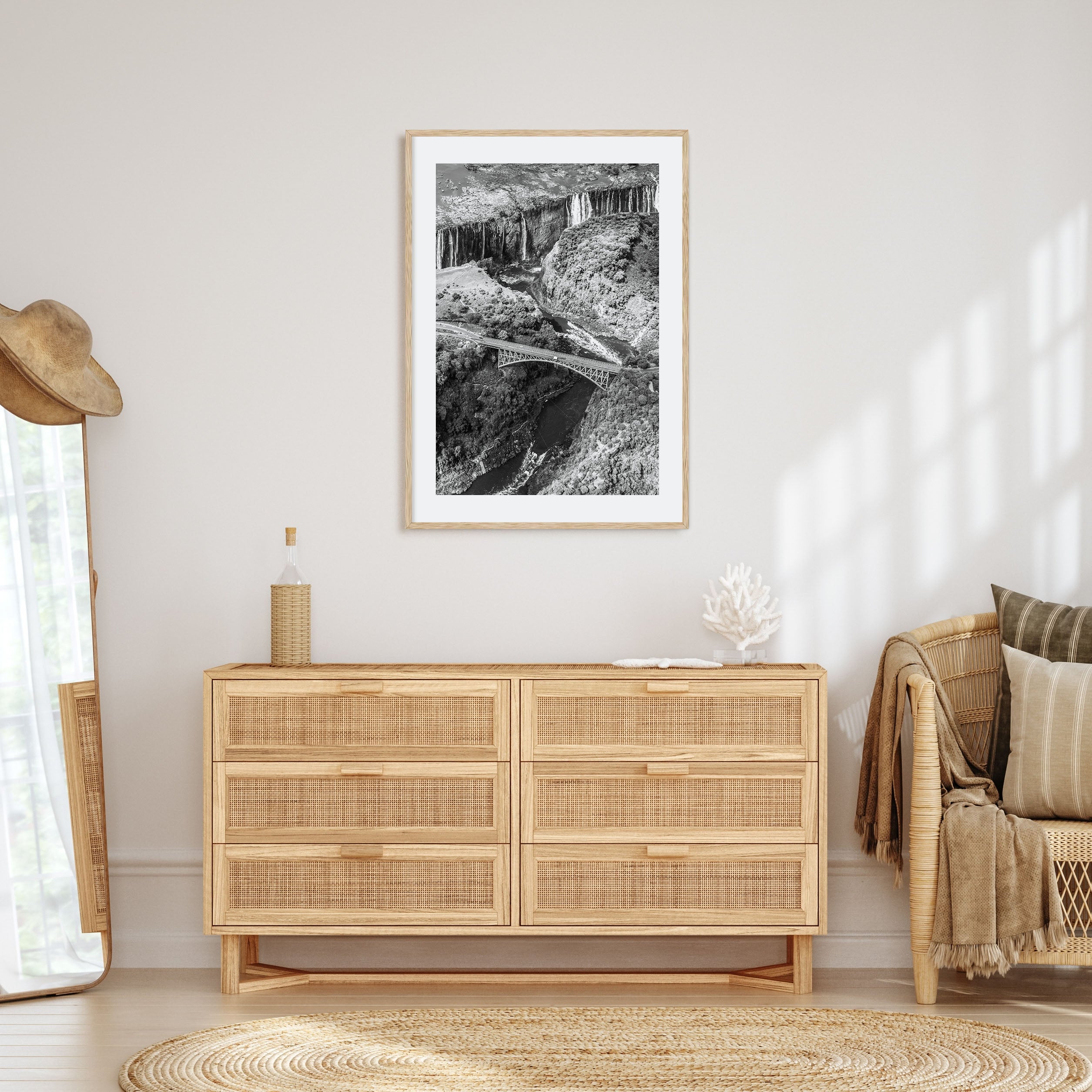 Zambia Photo B&W Poster