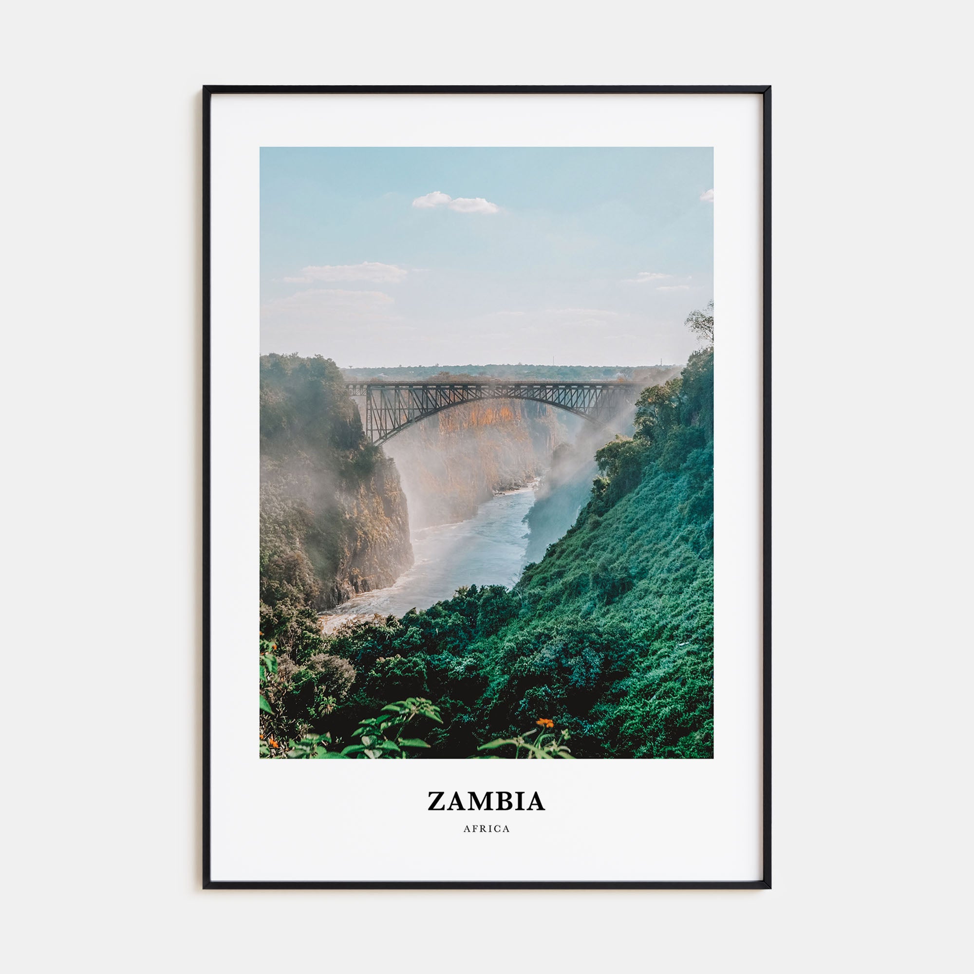 Zambia Portrait Color Poster