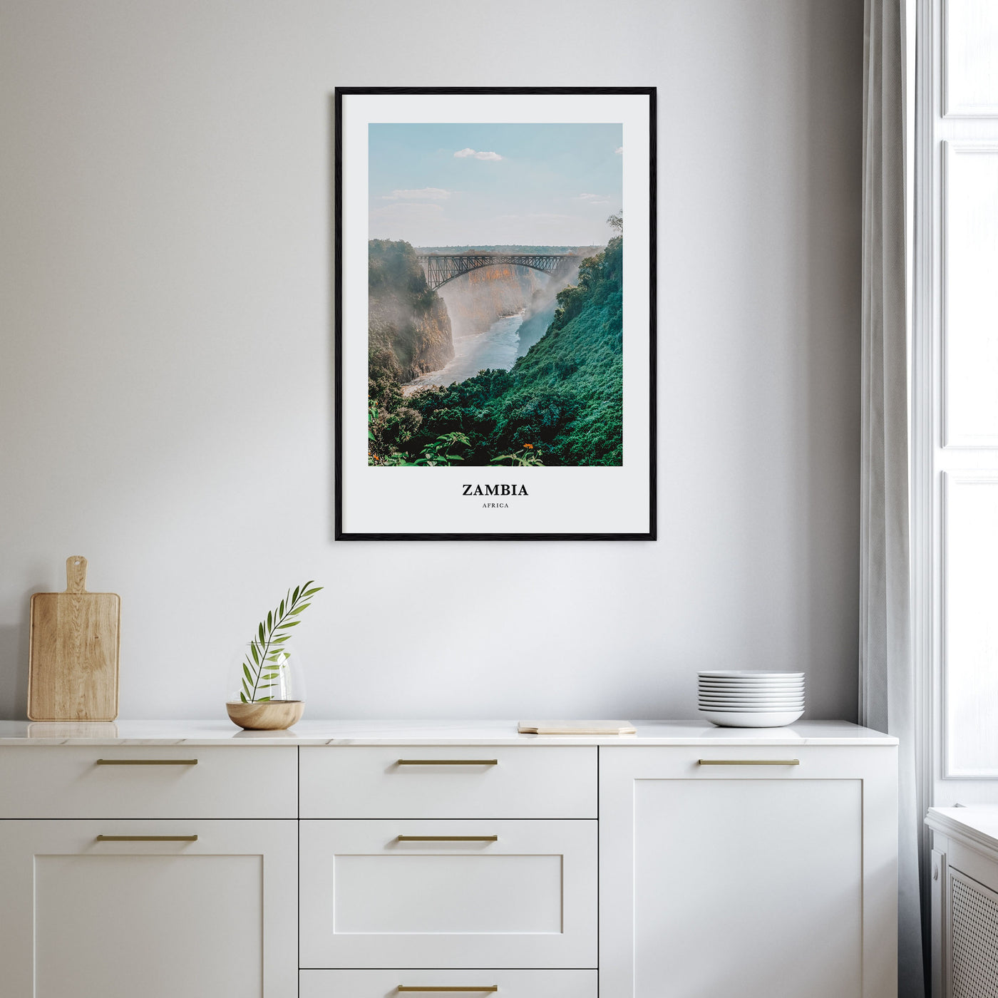 Zambia Portrait Color Poster