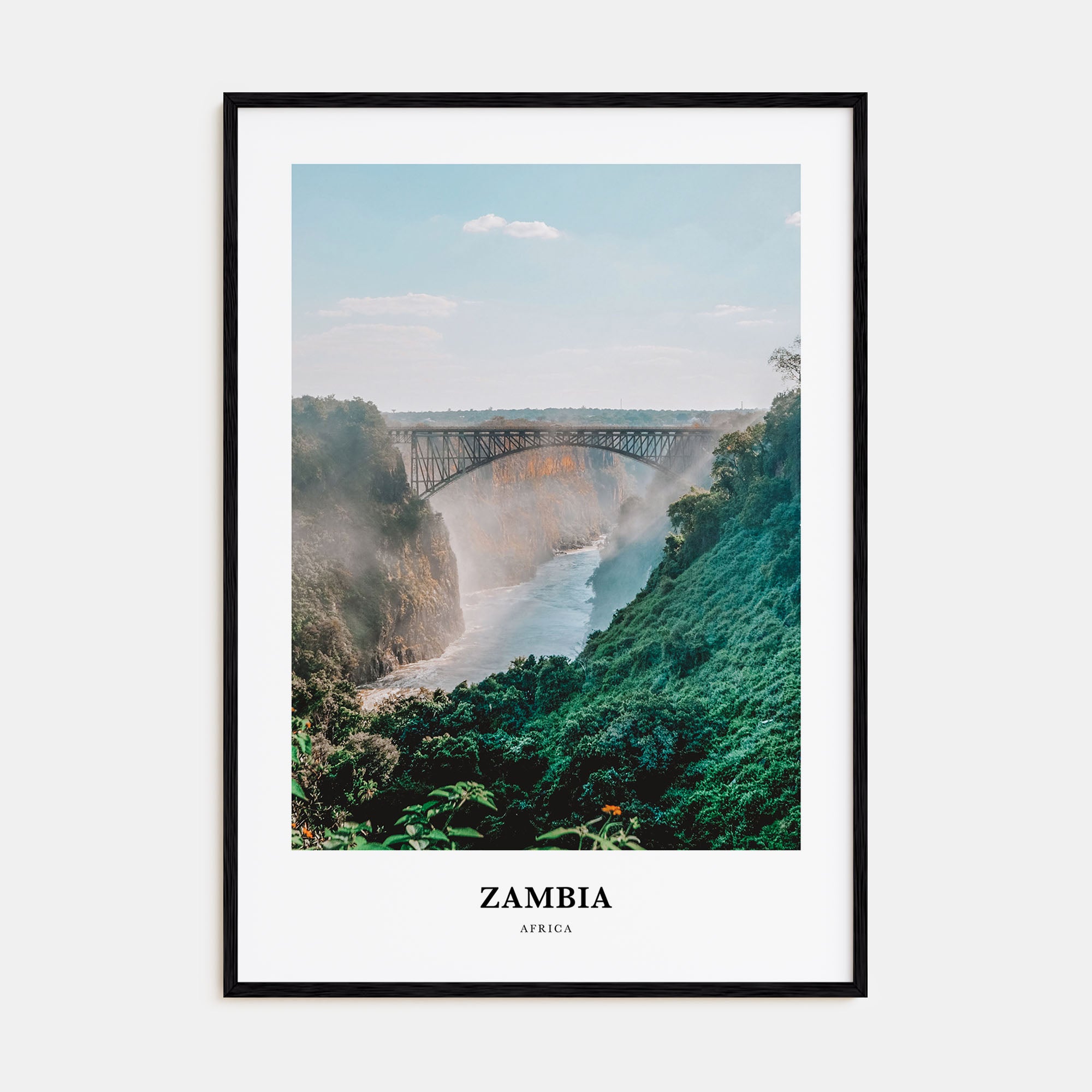 Zambia Portrait Color Poster