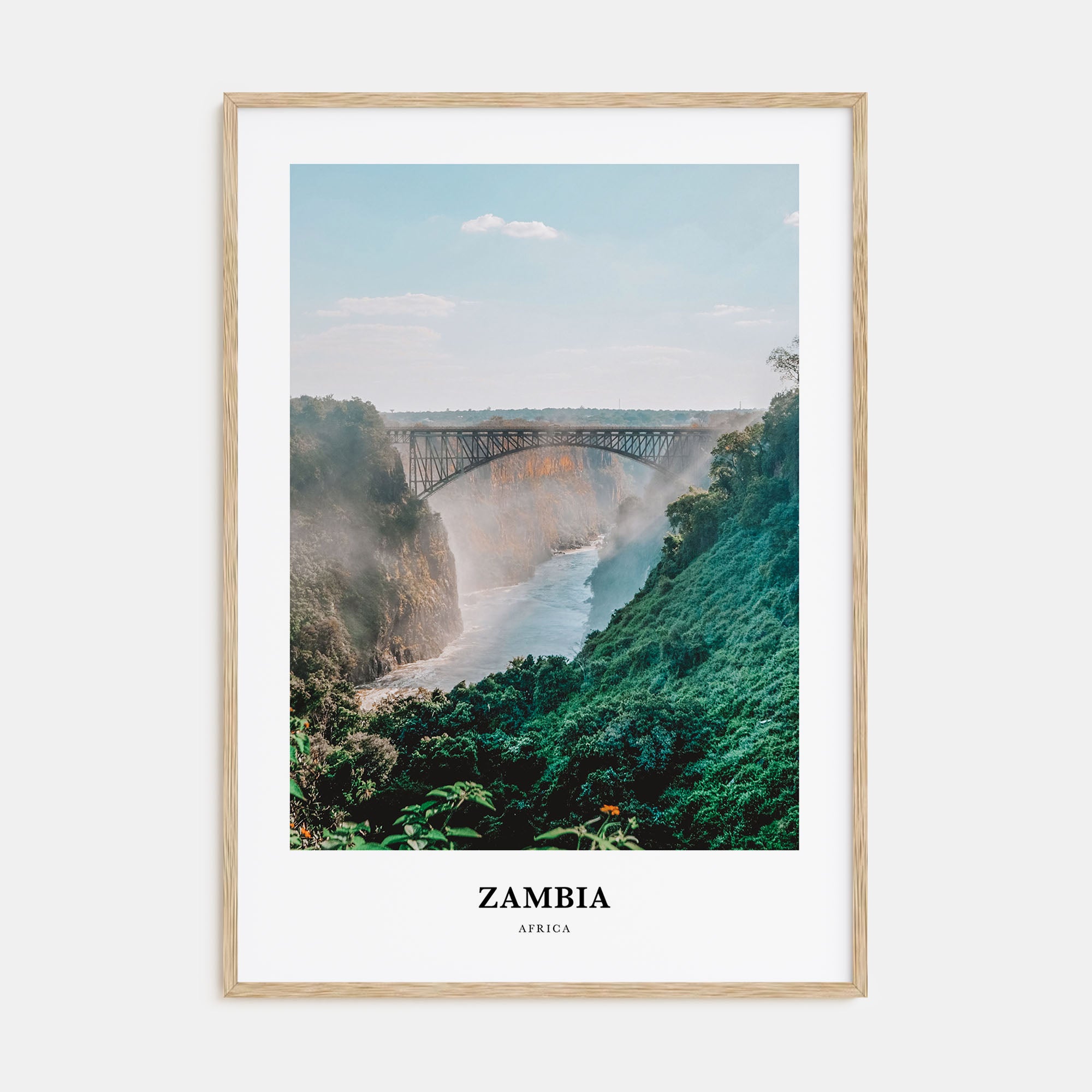 Zambia Portrait Color Poster