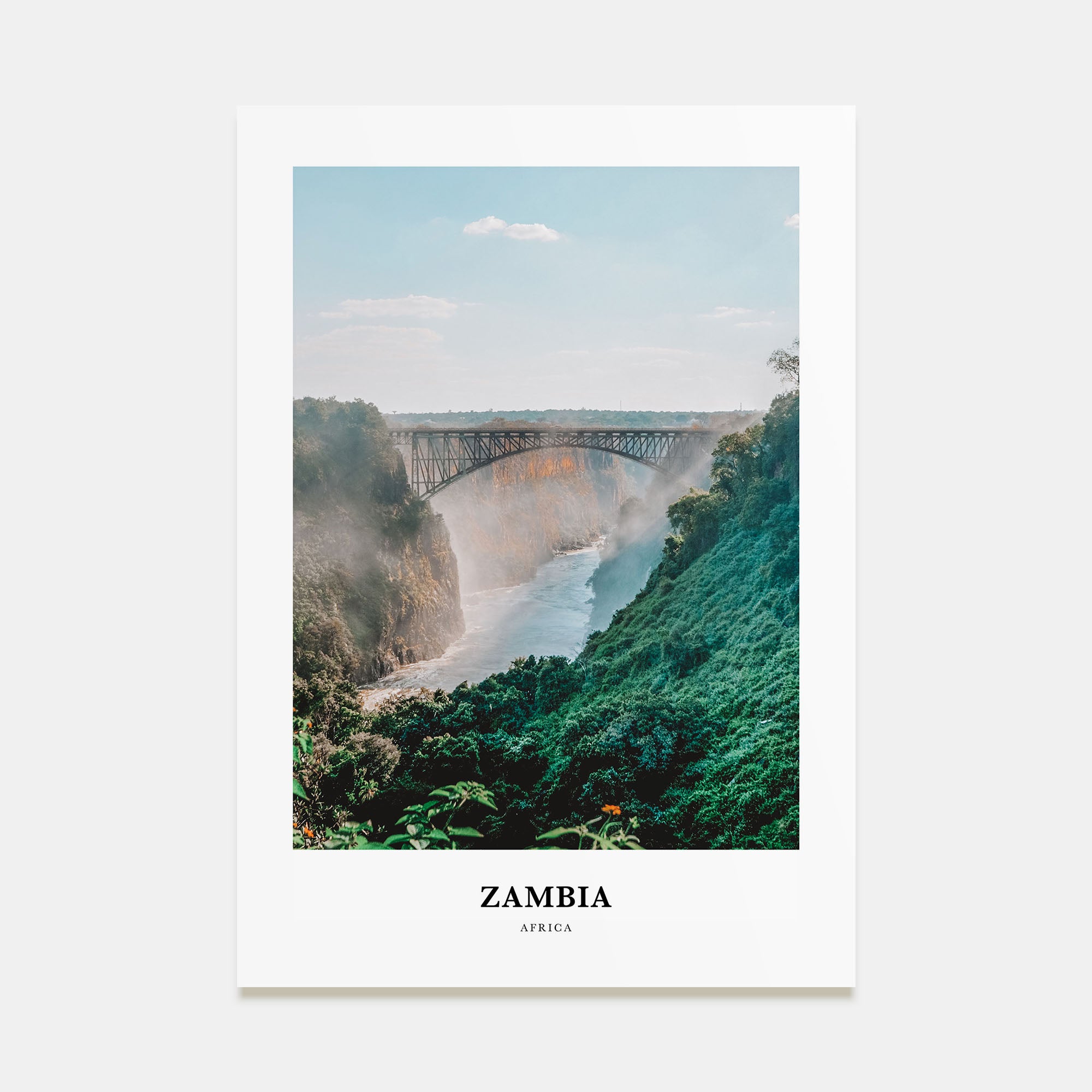 Zambia Portrait Color Poster