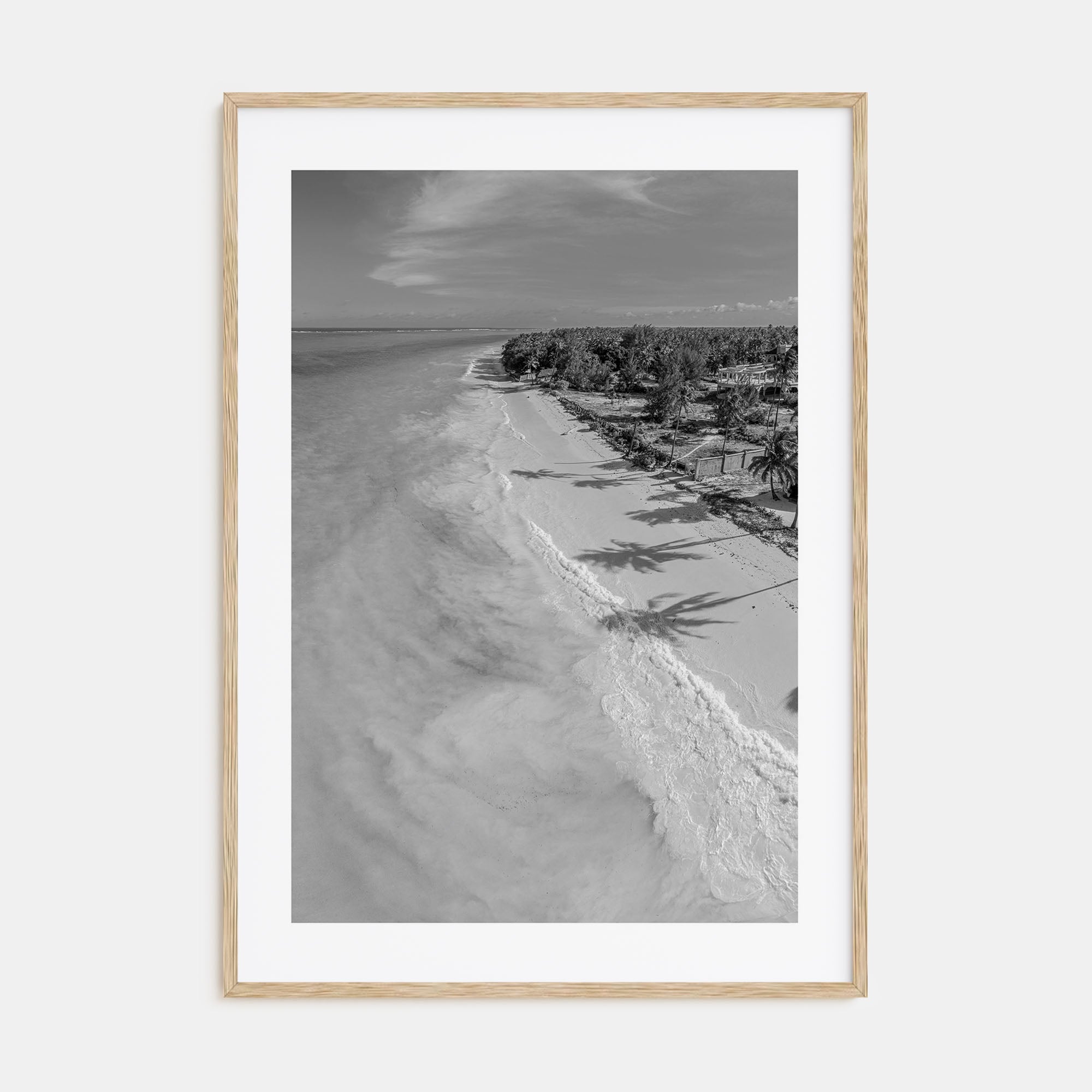 Zanzibar Photo B&W Poster