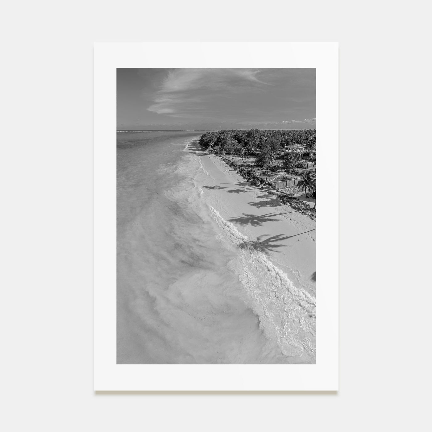 Zanzibar Photo B&W Poster