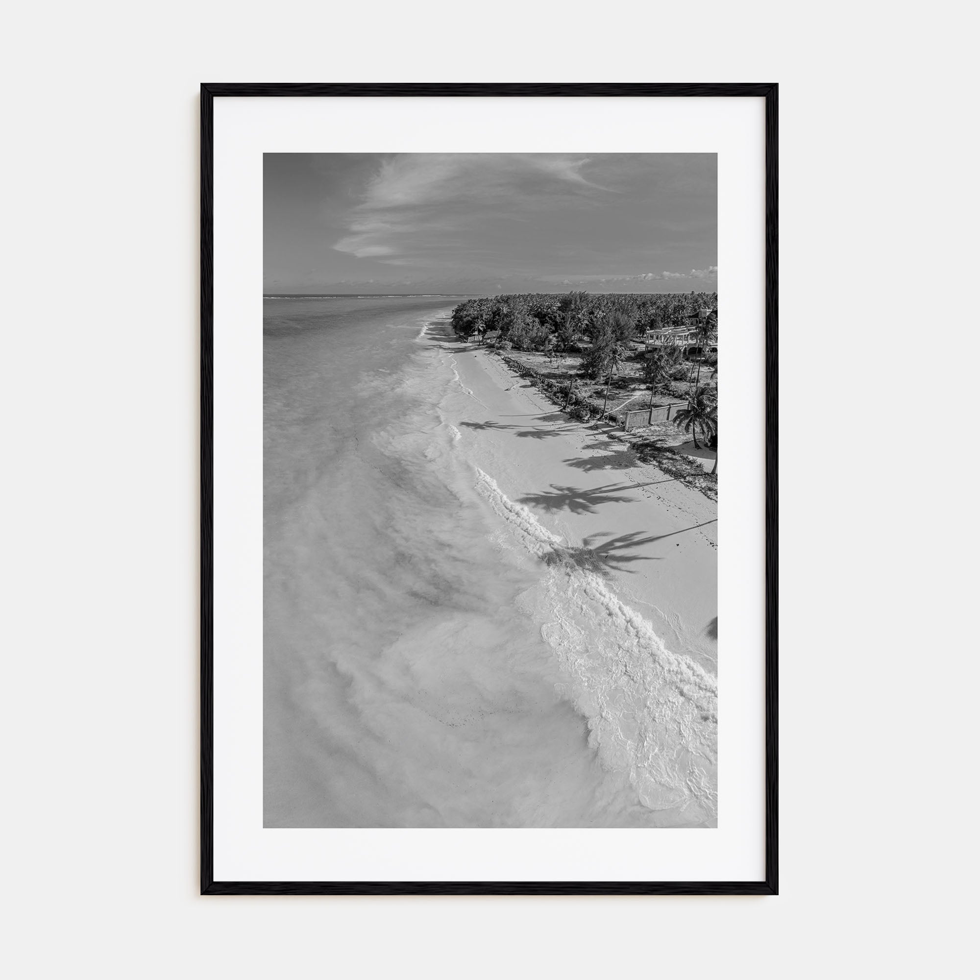 Zanzibar Photo B&W Poster