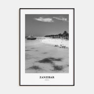 Zanzibar Portrait B&W Poster