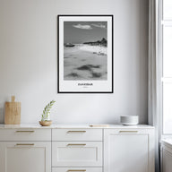 Zanzibar Portrait B&W Poster