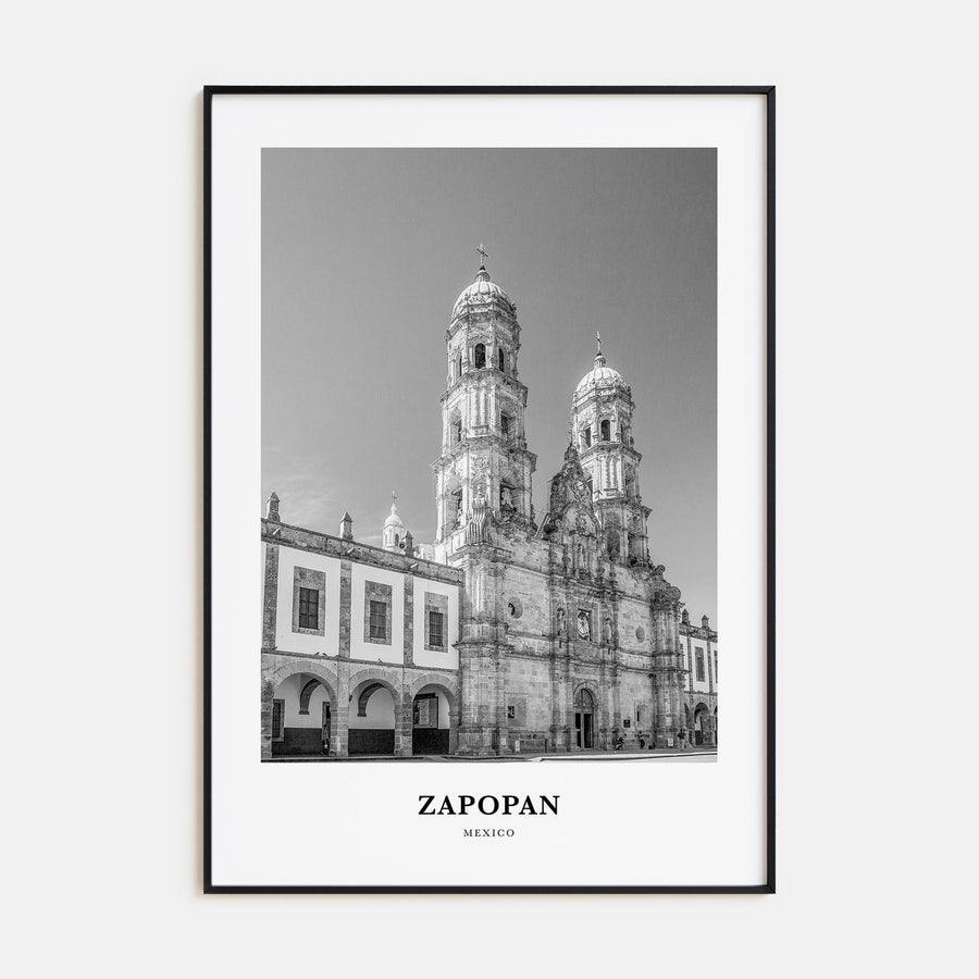 Zapopan Portrait B&W Poster