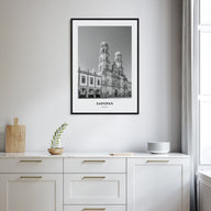 Zapopan Portrait B&W Poster
