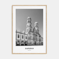 Zapopan Portrait B&W Poster