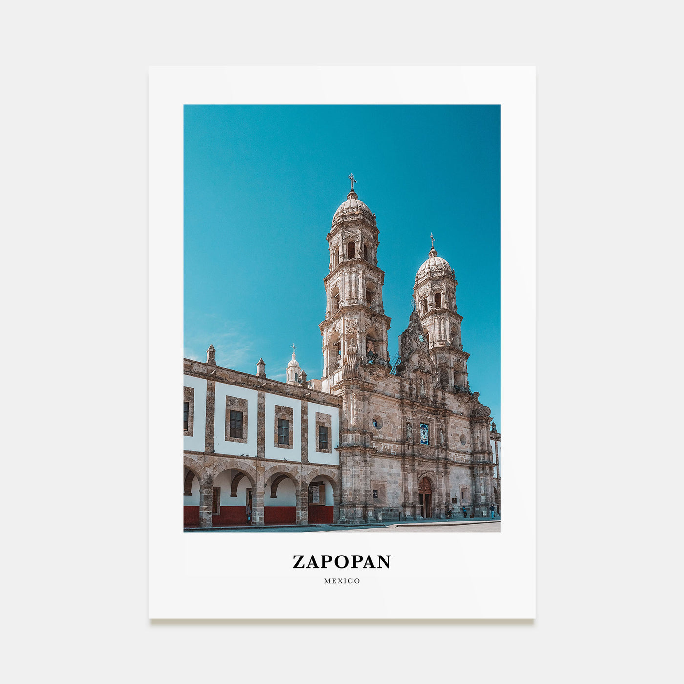 Zapopan Portrait Color Poster
