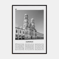 Zapopan Travel B&W Poster