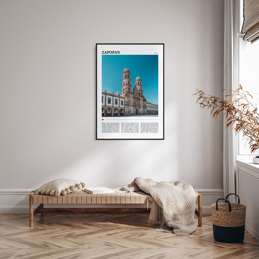 Zapopan Travel Color Poster