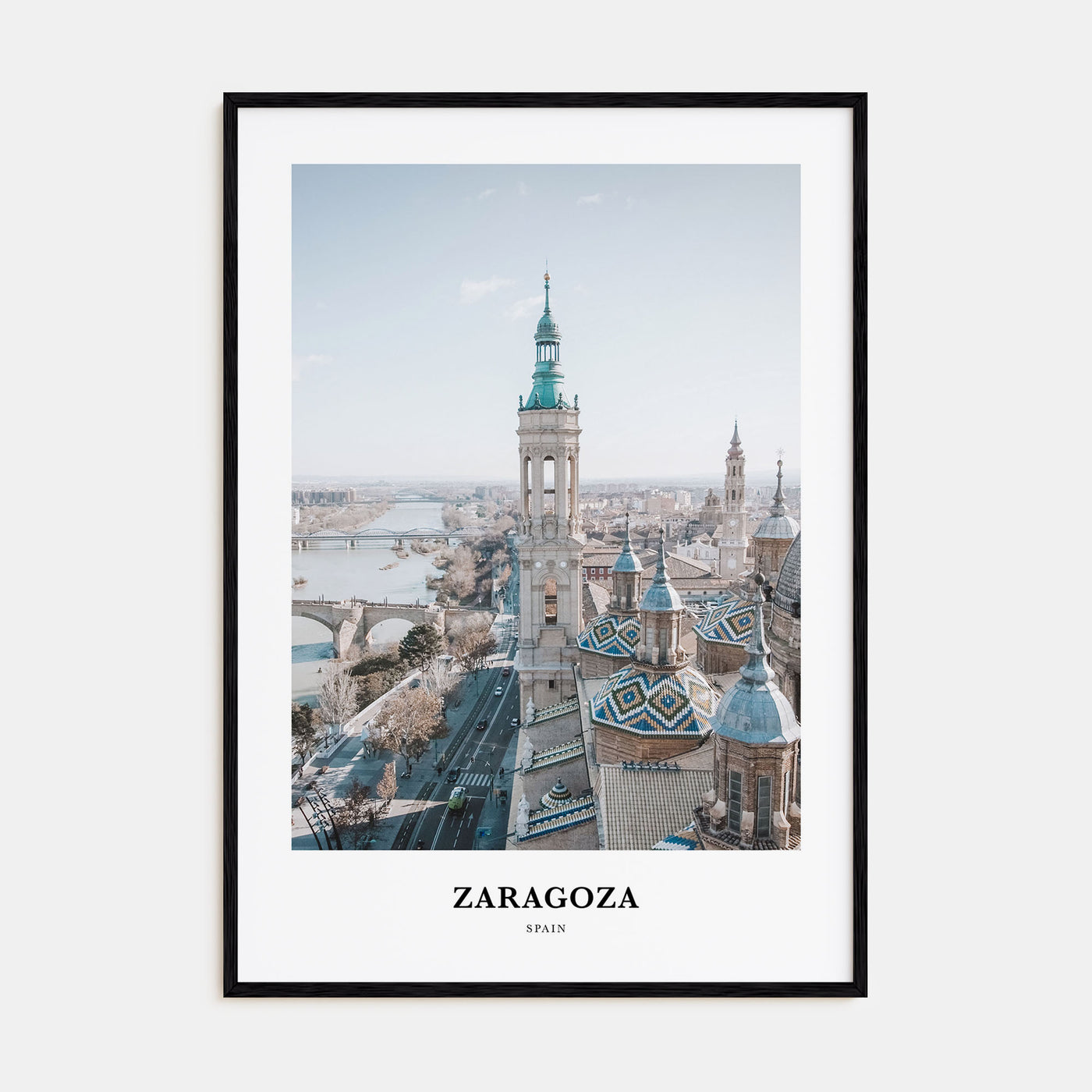 Zaragoza Portrait Color No 1 Poster