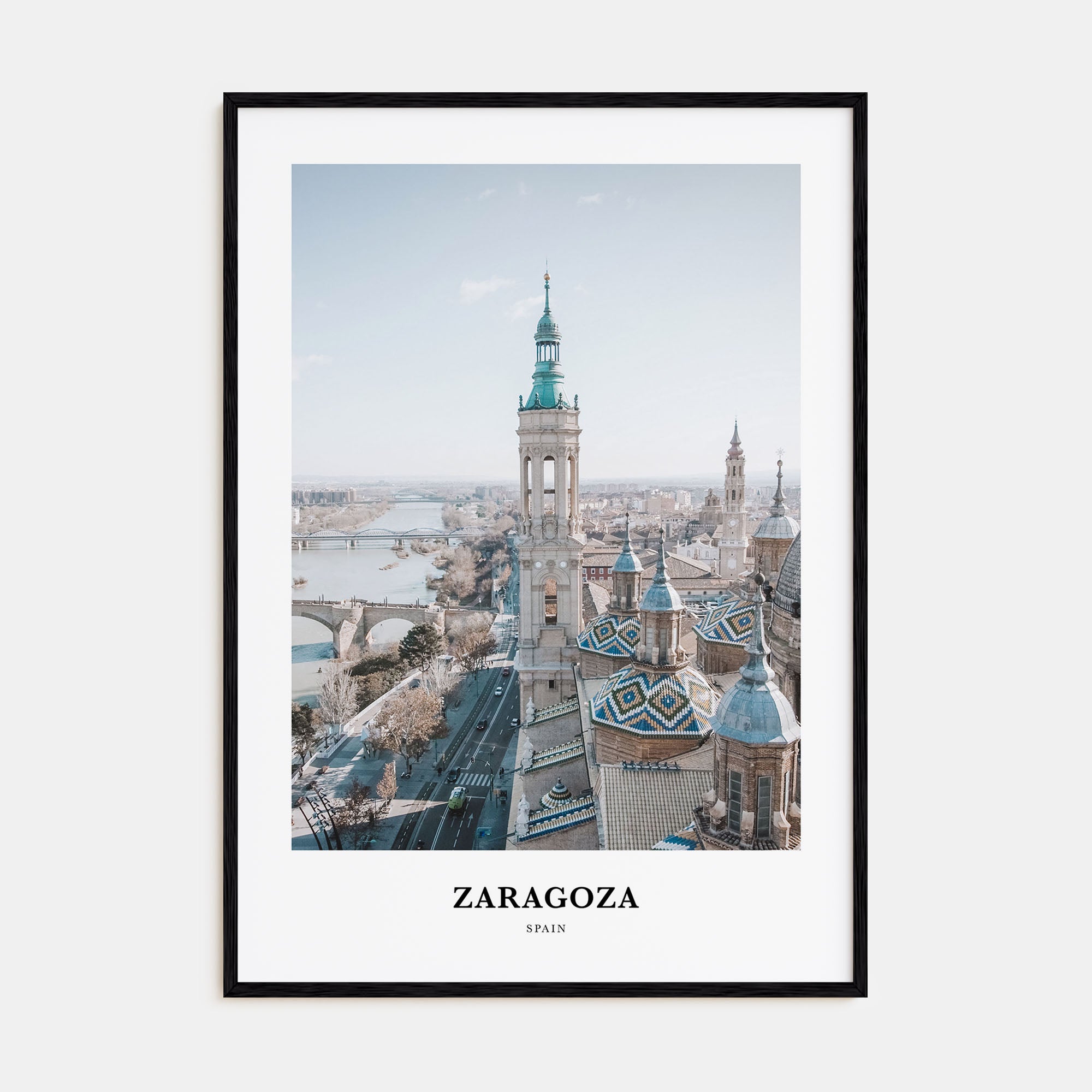 Zaragoza Portrait Color No 1 Poster