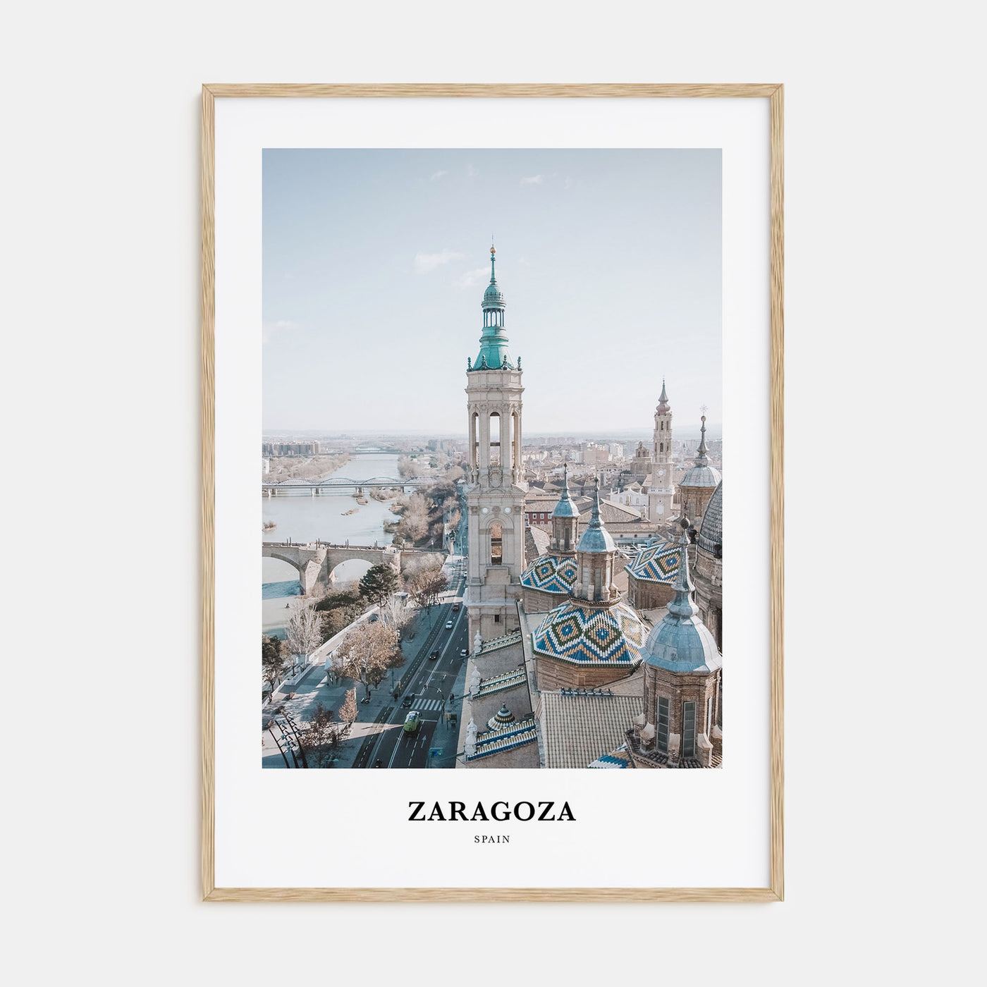 Zaragoza Portrait Color No 1 Poster