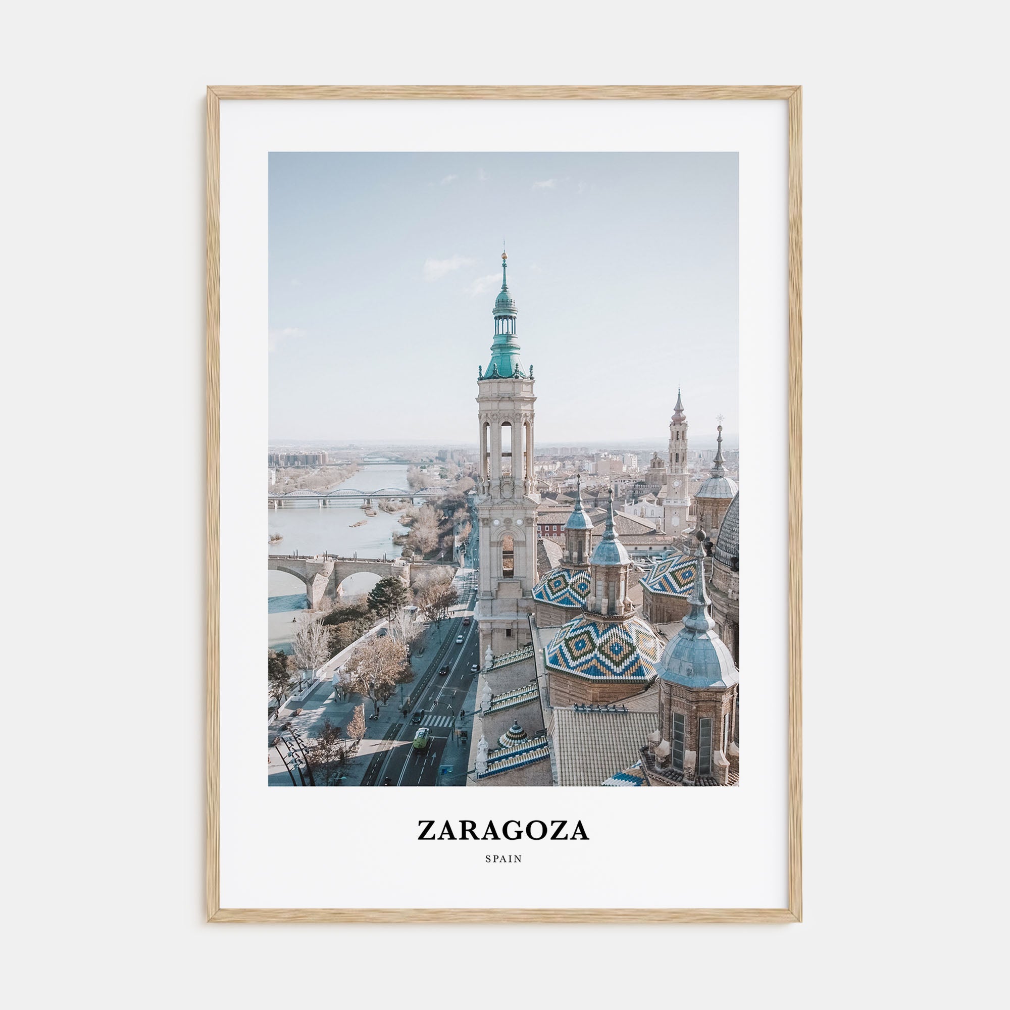 Zaragoza Portrait Color No 1 Poster