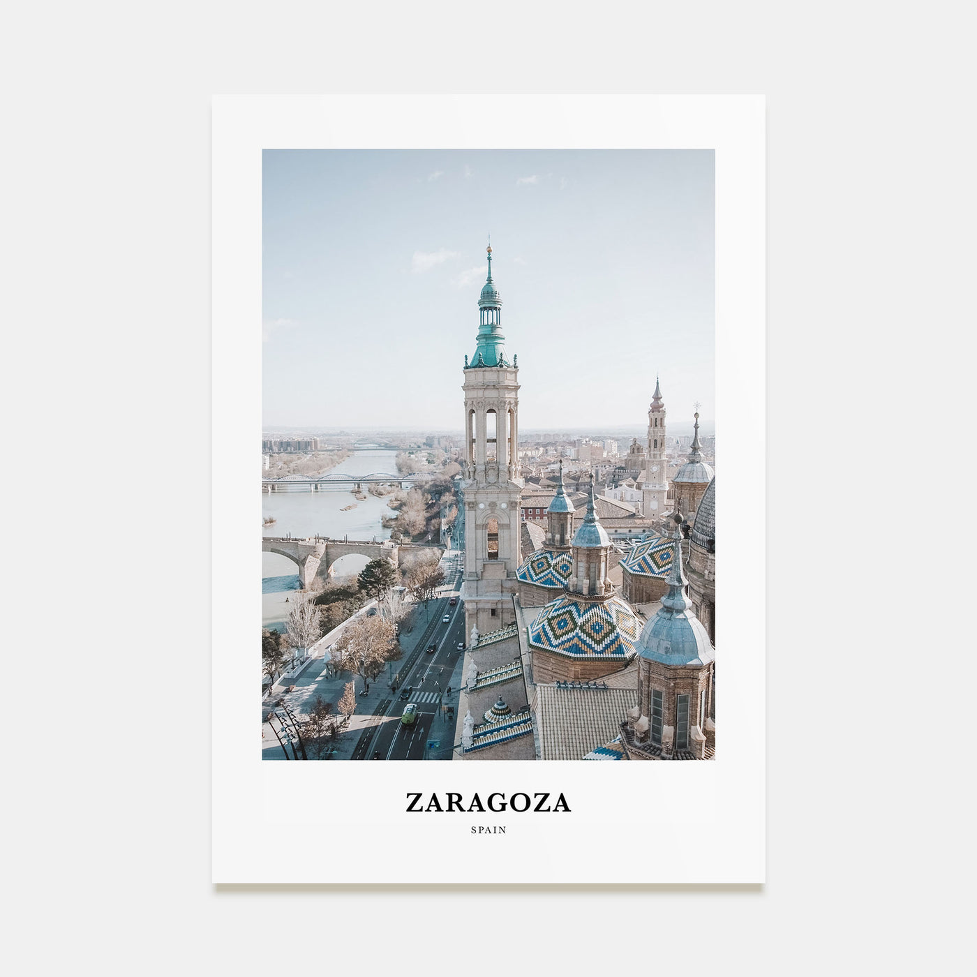 Zaragoza Portrait Color No 1 Poster