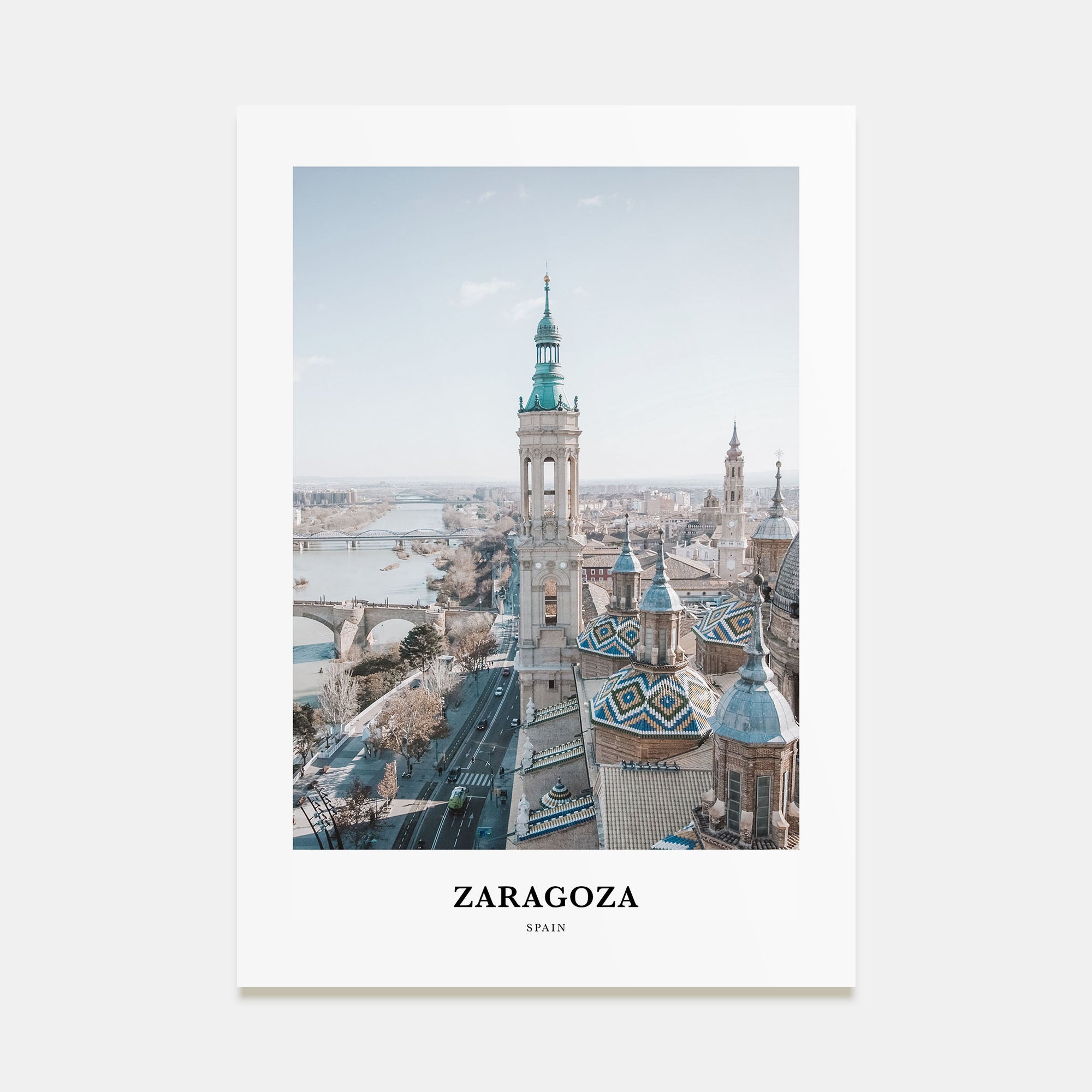 Zaragoza Portrait Color No 1 Poster
