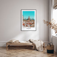 Zaragoza Portrait Color No 2 Poster