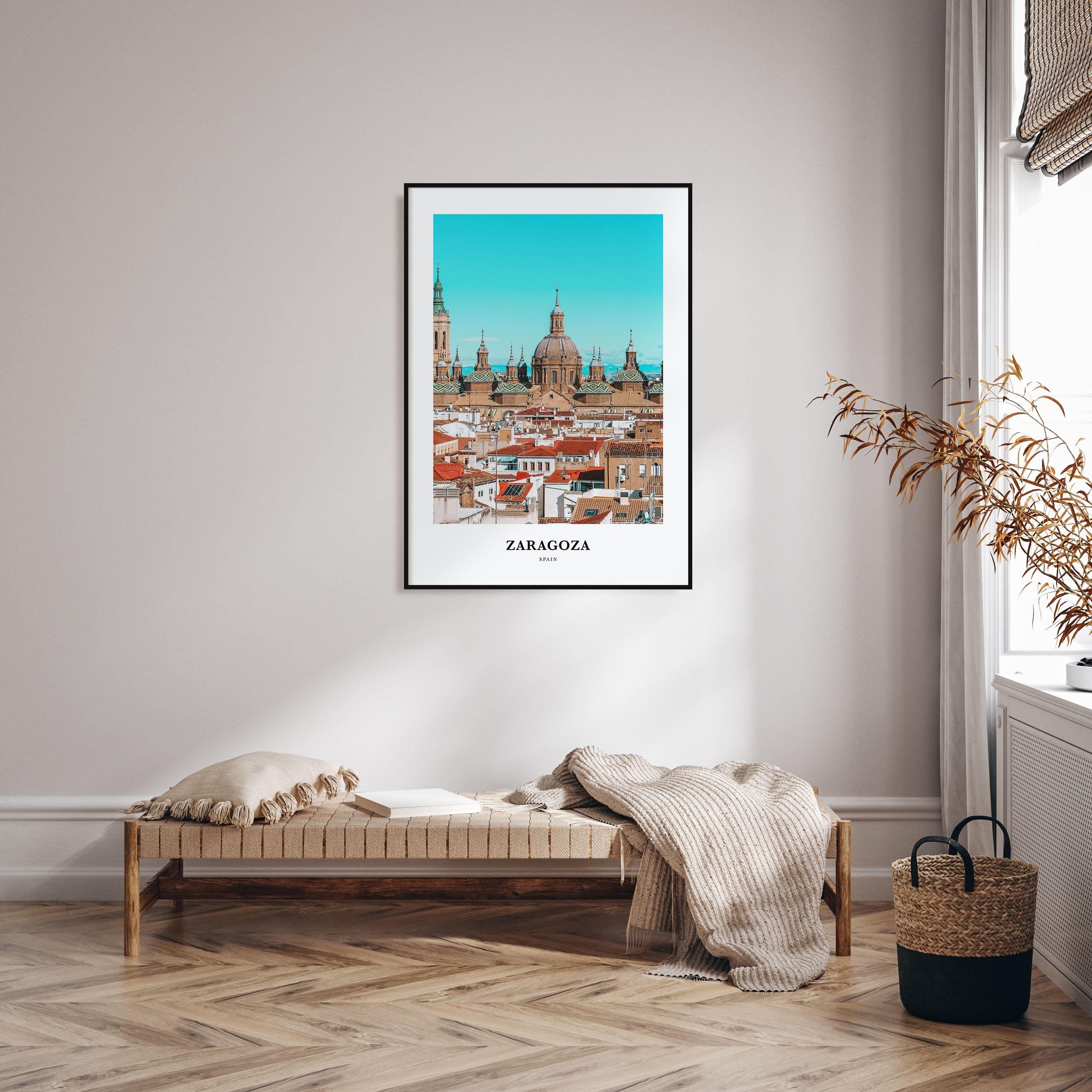 Zaragoza Portrait Color No 2 Poster