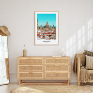 Zaragoza Portrait Color No 2 Poster
