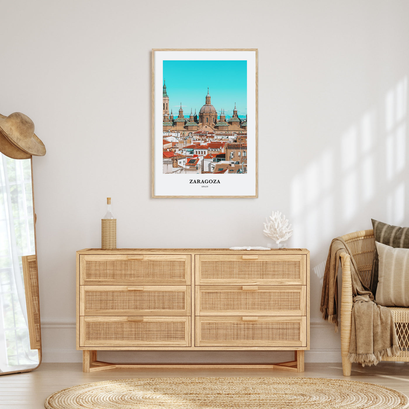 Zaragoza Portrait Color No 2 Poster