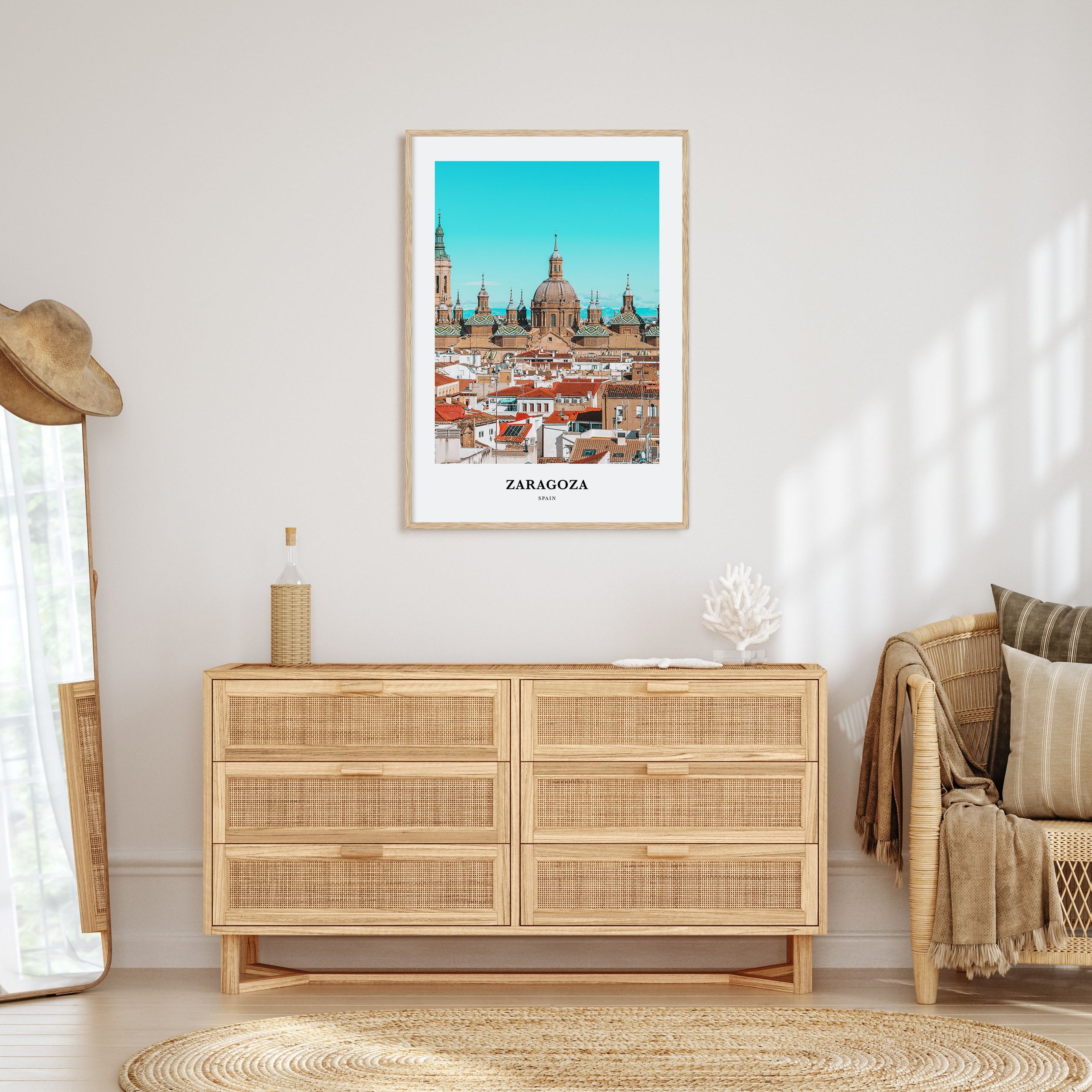 Zaragoza Portrait Color No 2 Poster