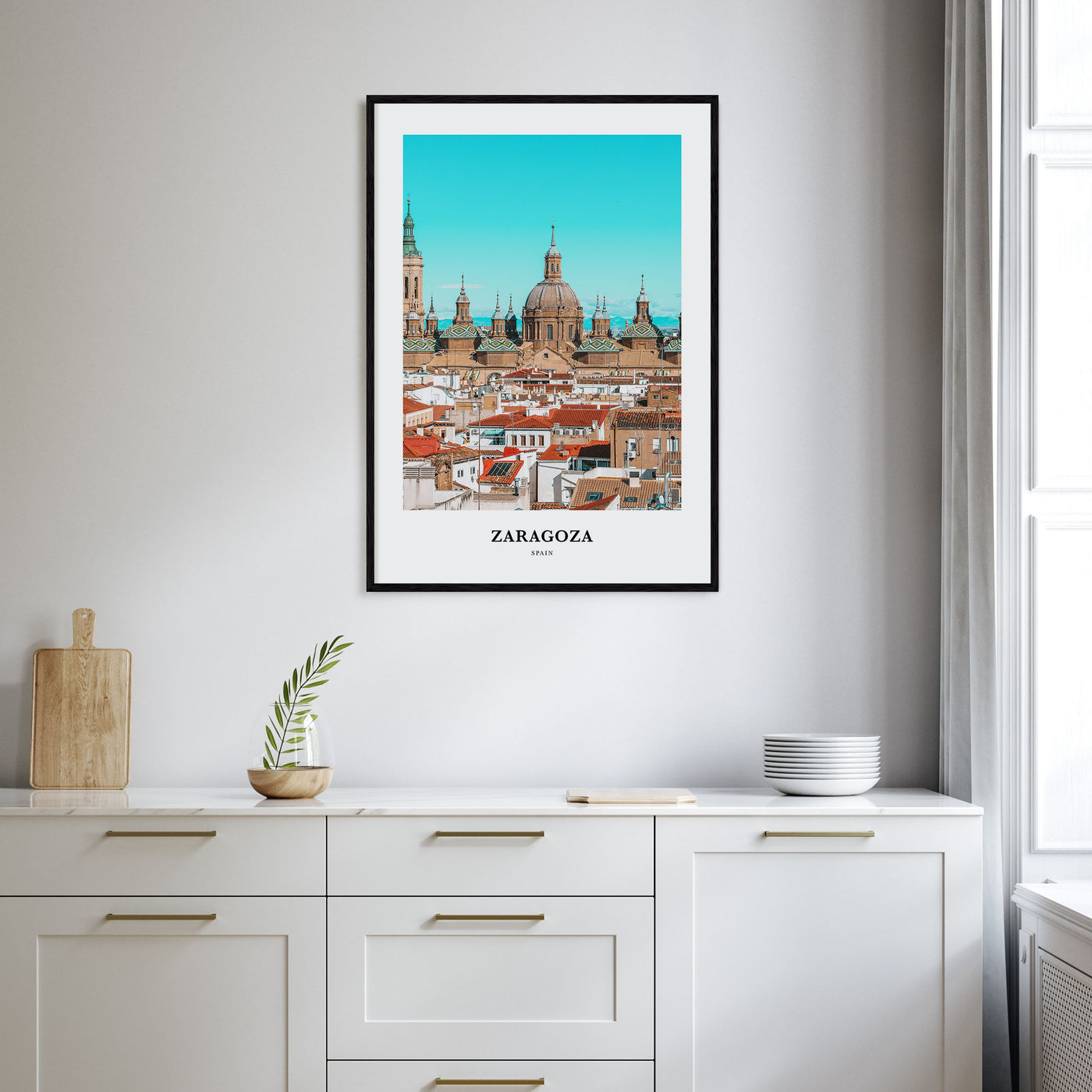 Zaragoza Portrait Color No 2 Poster