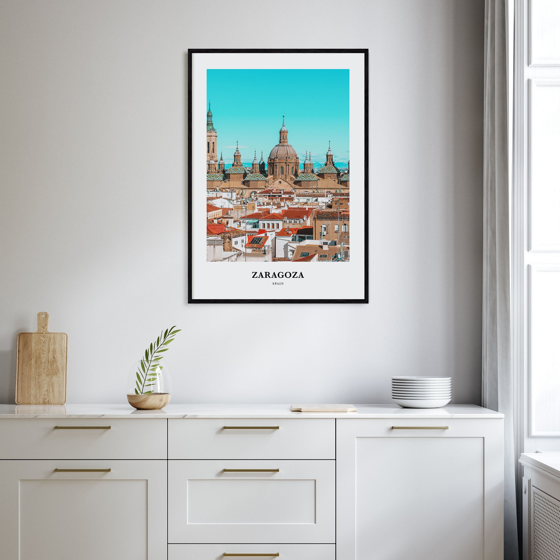 Zaragoza Portrait Color No 2 Poster