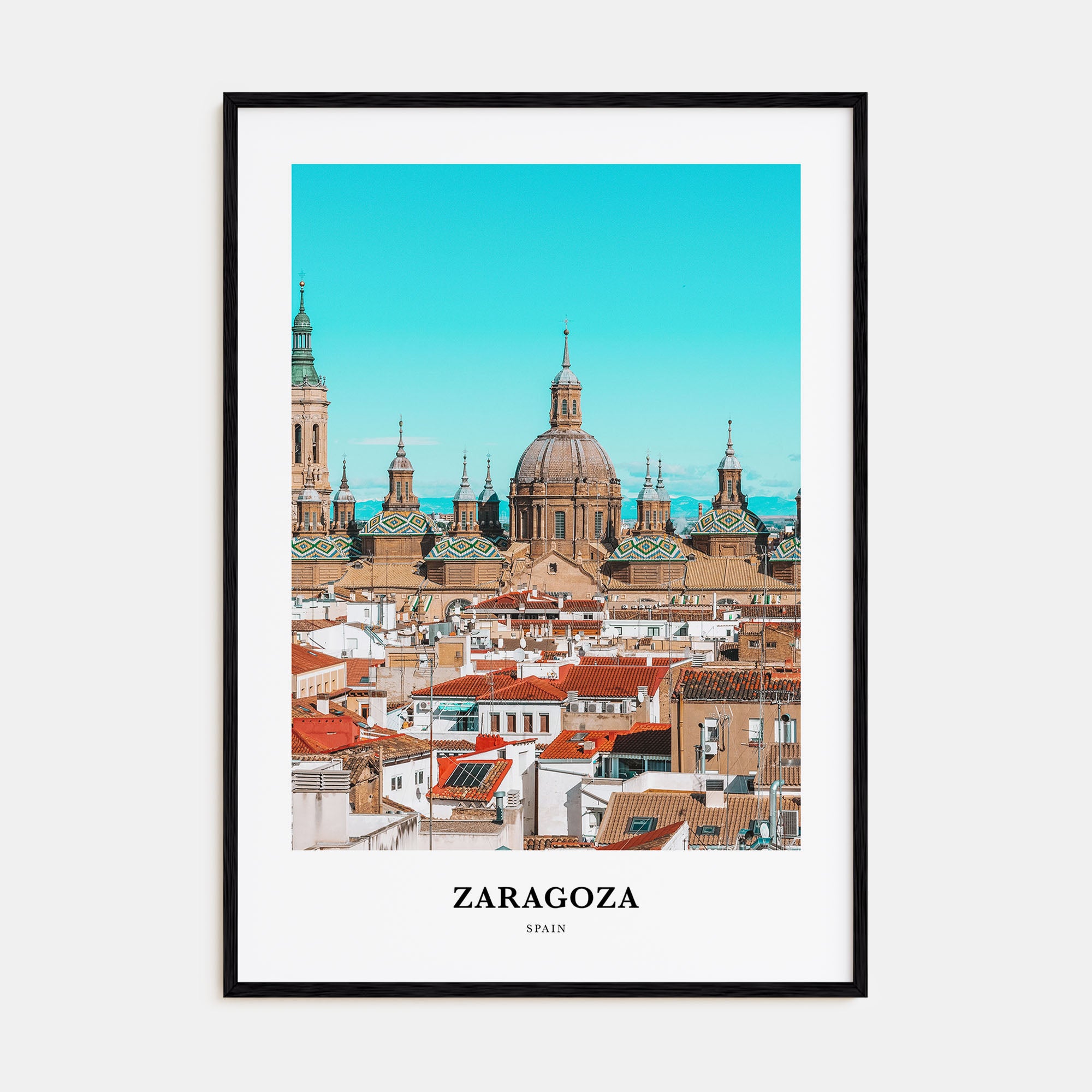Zaragoza Portrait Color No 2 Poster