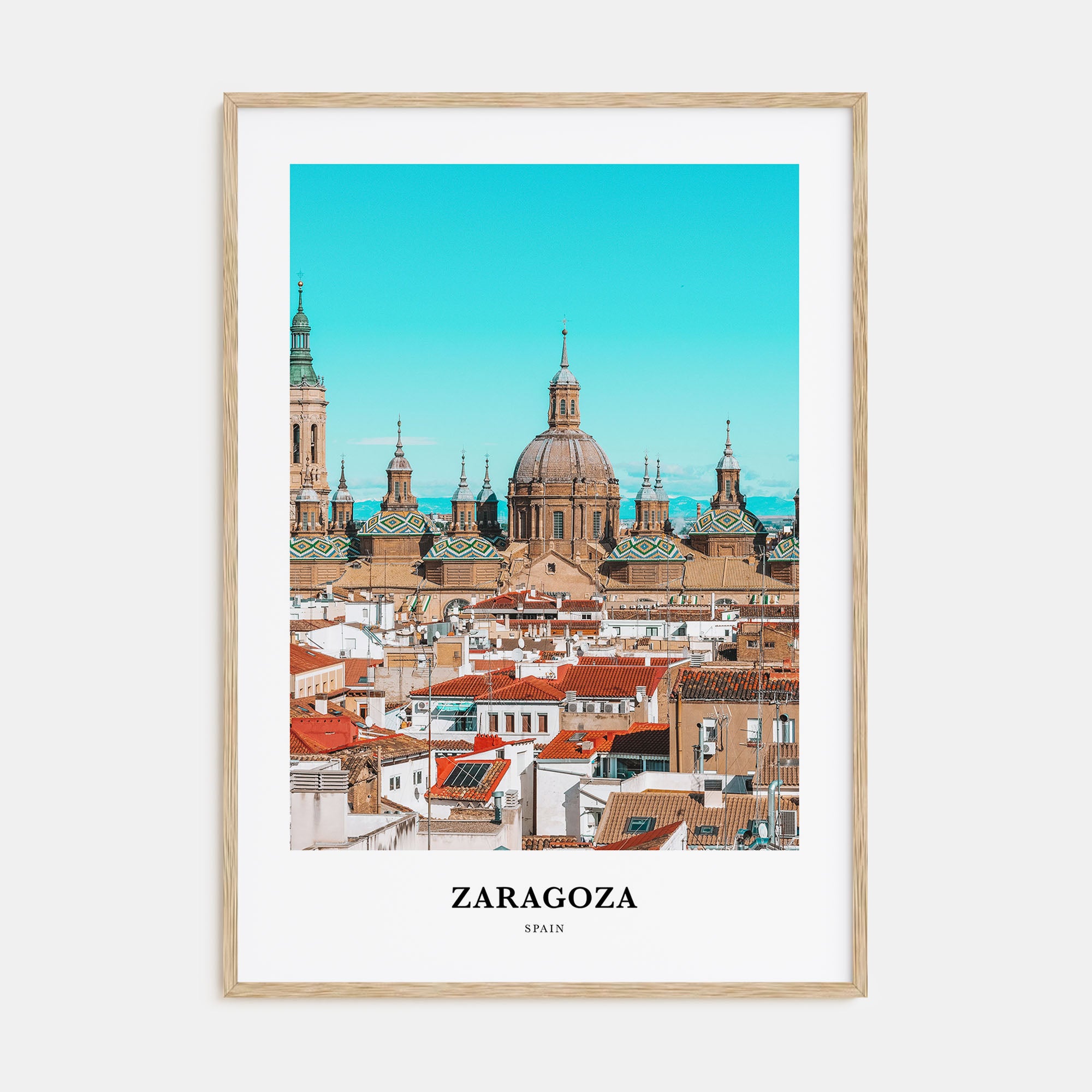 Zaragoza Portrait Color No 2 Poster