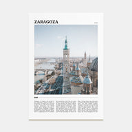 Zaragoza Travel Color No 1 Poster